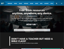 Tablet Screenshot of bibletalk.tv