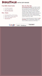 Mobile Screenshot of bibletalk.net